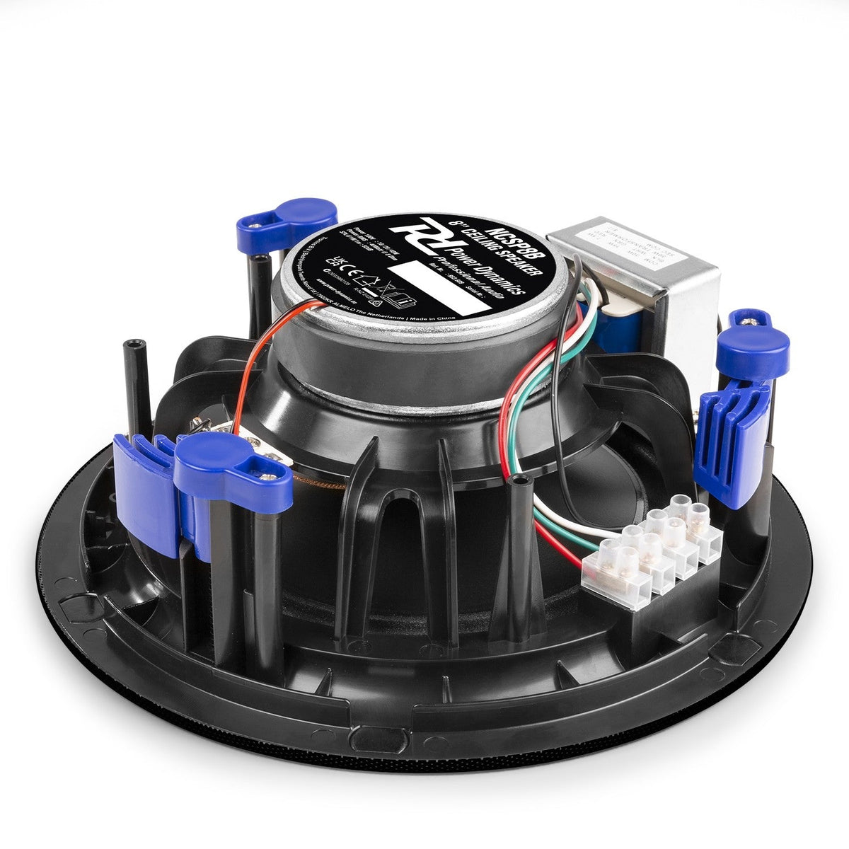 Power Dynamics NCSP8B - Altavoz de techo de bajo perfil 100V 8" Negro - Tempo Shop