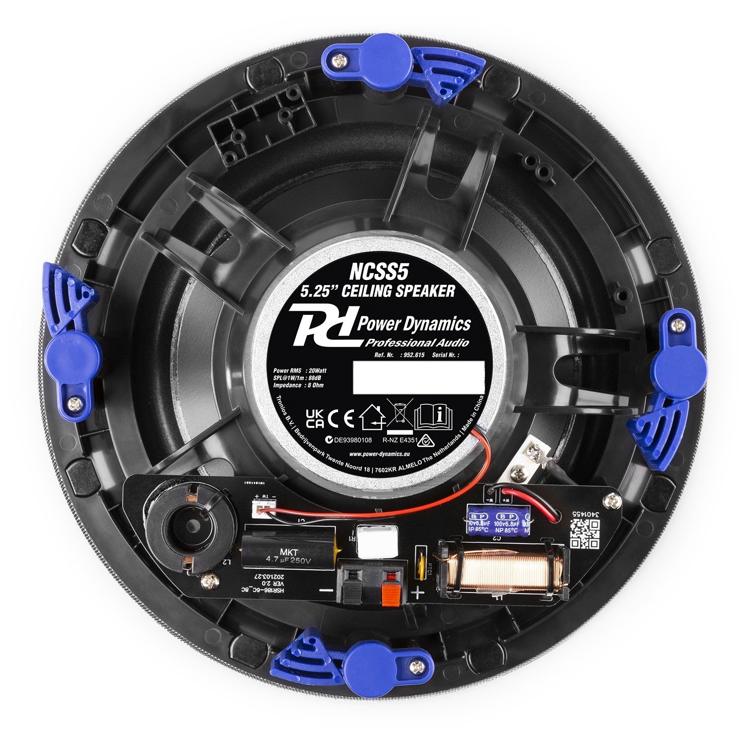 Power Dynamics NCSS5 - Altavoz de techo de bajo perfil 2 vías 5.25" Blanco - Tempo Shop