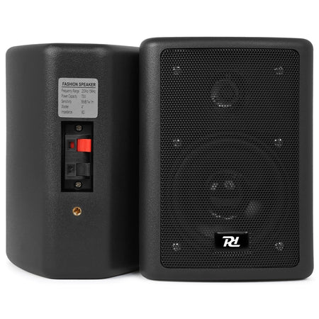 Power Dynamics ODS40B - Conjunto de altavoces estéreo, 2 - vias, 75W max, Negro - Pareja - Tempo Shop