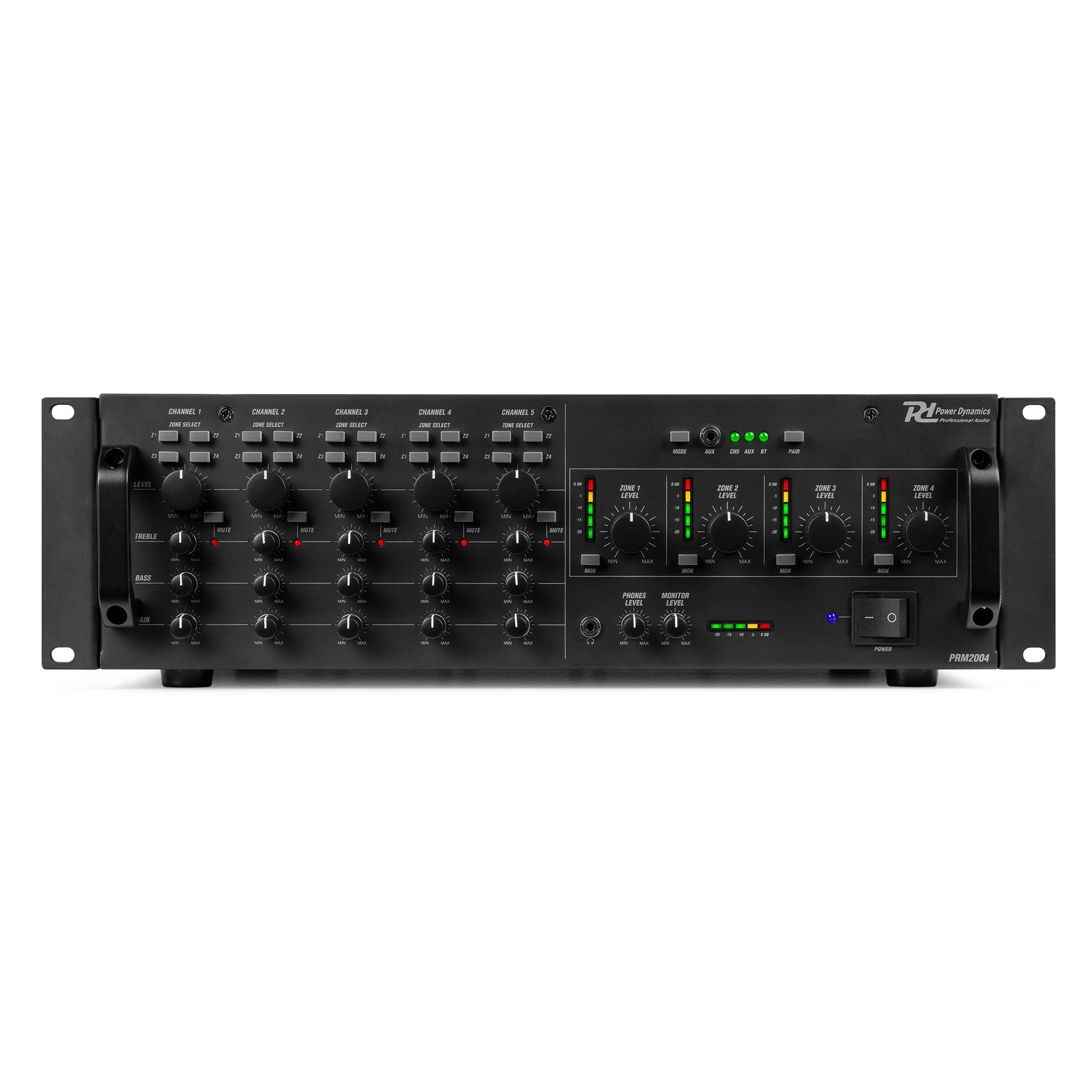 Power Dynamics PAM2004 - Amplificador matricial de 4 zonas 4x 200W - Tempo Shop