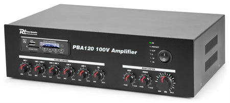 Power Dynamics PBA120 - Amplificador linea 100V 120W - Tempo Shop