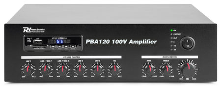 Power Dynamics PBA120 - Amplificador linea 100V 120W - Tempo Shop