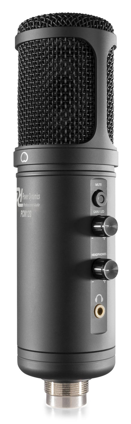 Power Dynamics PCM120 - Conjunto micrófono condensador USB - Tempo Shop