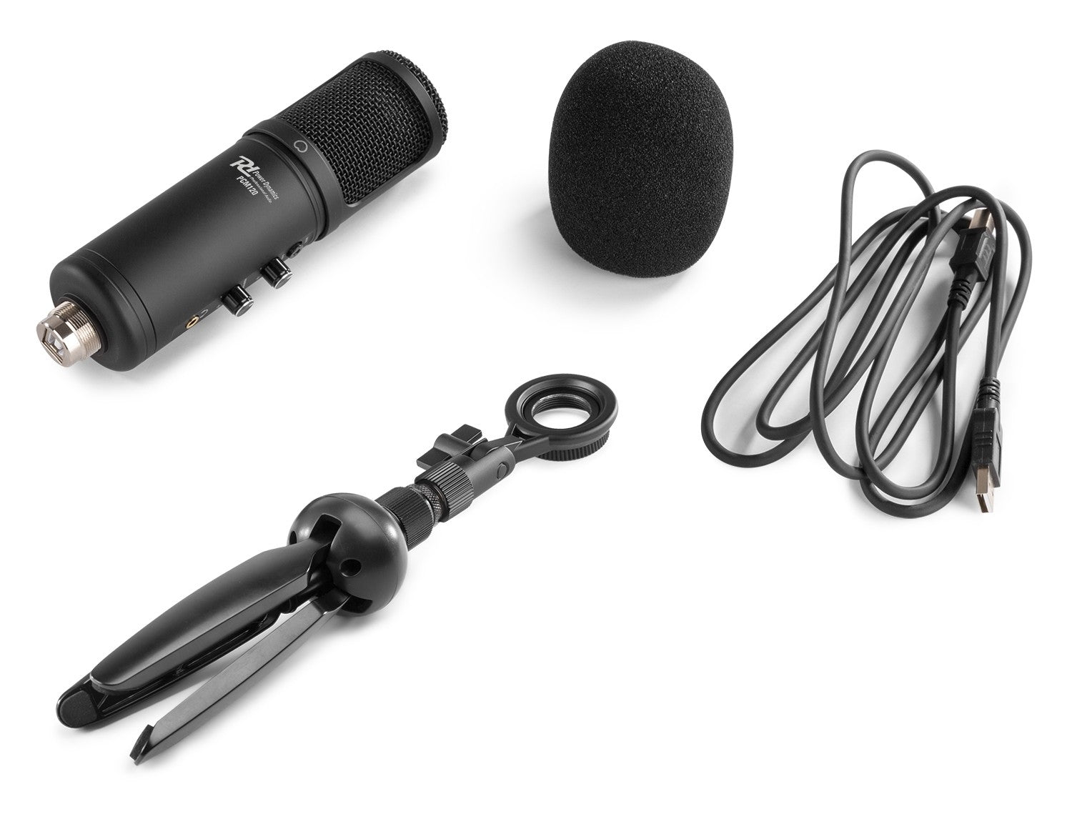 Power Dynamics PCM120 - Conjunto micrófono condensador USB - Tempo Shop