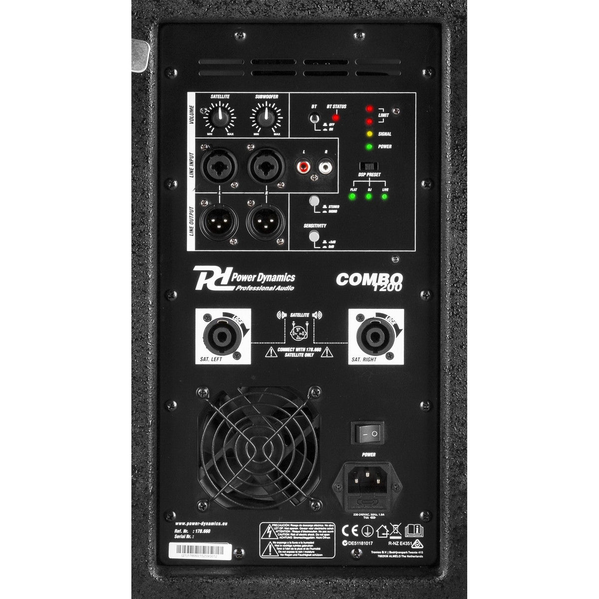 Power Dynamics PD Combo 1200 - 12” Subwoofer + 2x 6,5” tops - Tempo Shop