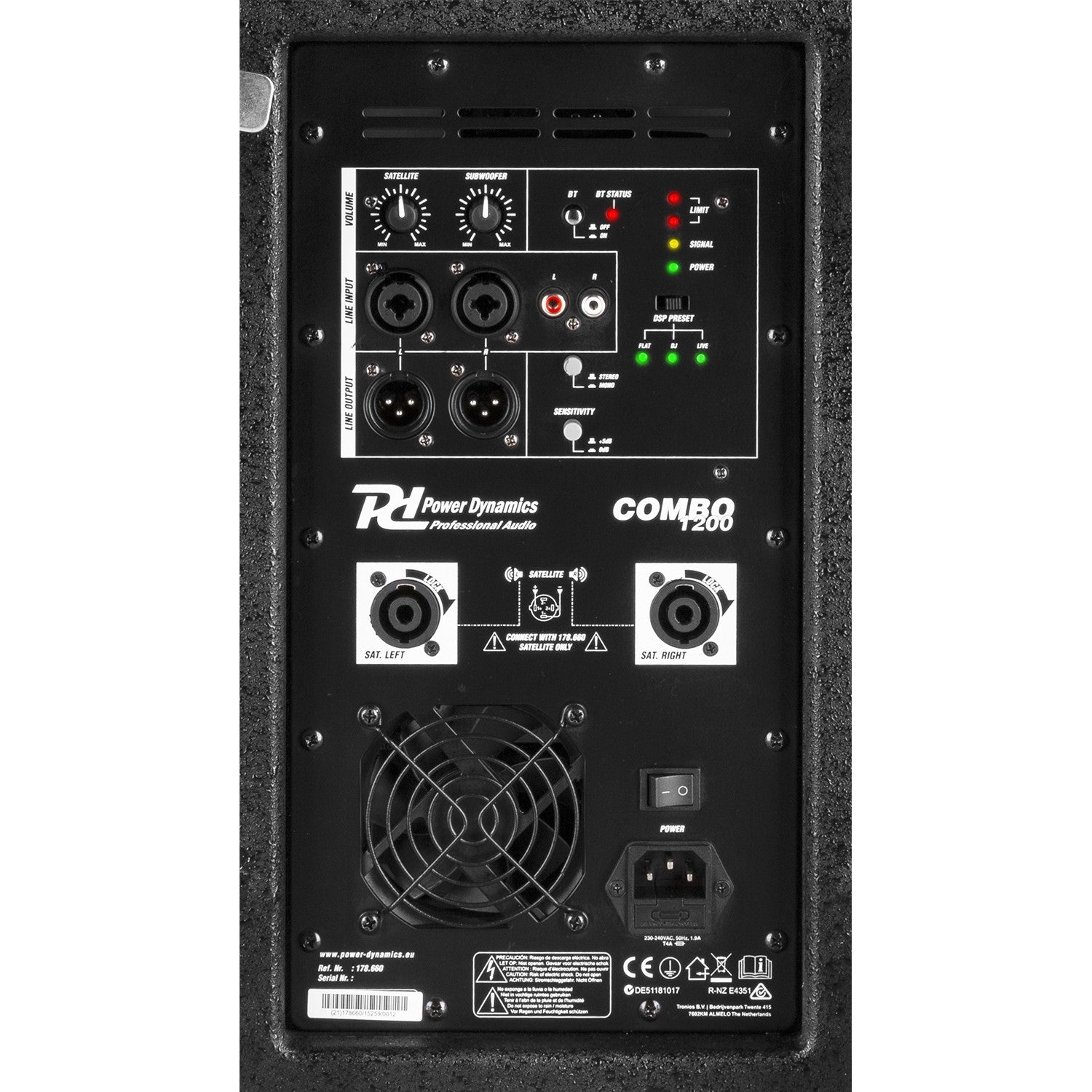 Power Dynamics PD Combo 1200 - 12” Subwoofer + 2x 6,5” tops - Tempo Shop