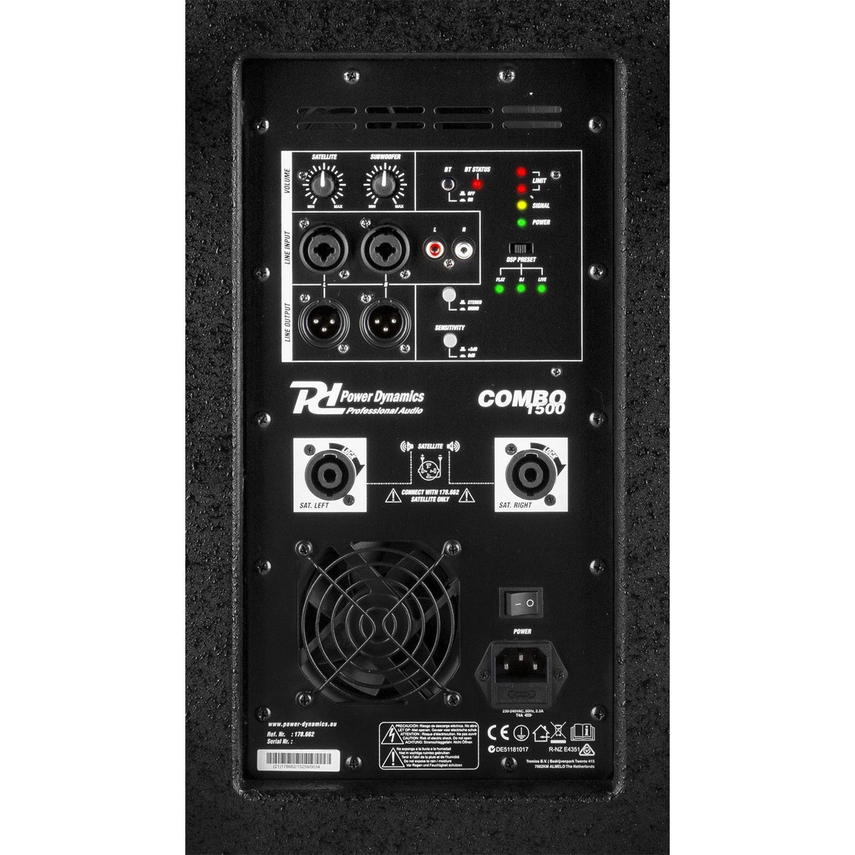 Power Dynamics PD Combo 1500 - 15” Subwoofer + 2x 8” tops - Tempo Shop