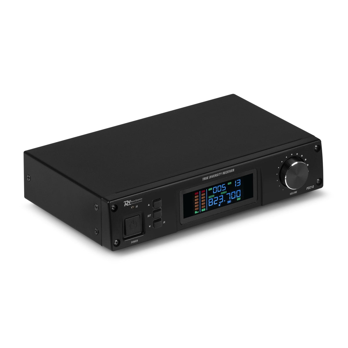 Power Dynamics PD210 - Micrófono inalámbrico de mano UHF 160 - Canales, sistema True Diversity - Tempo Shop