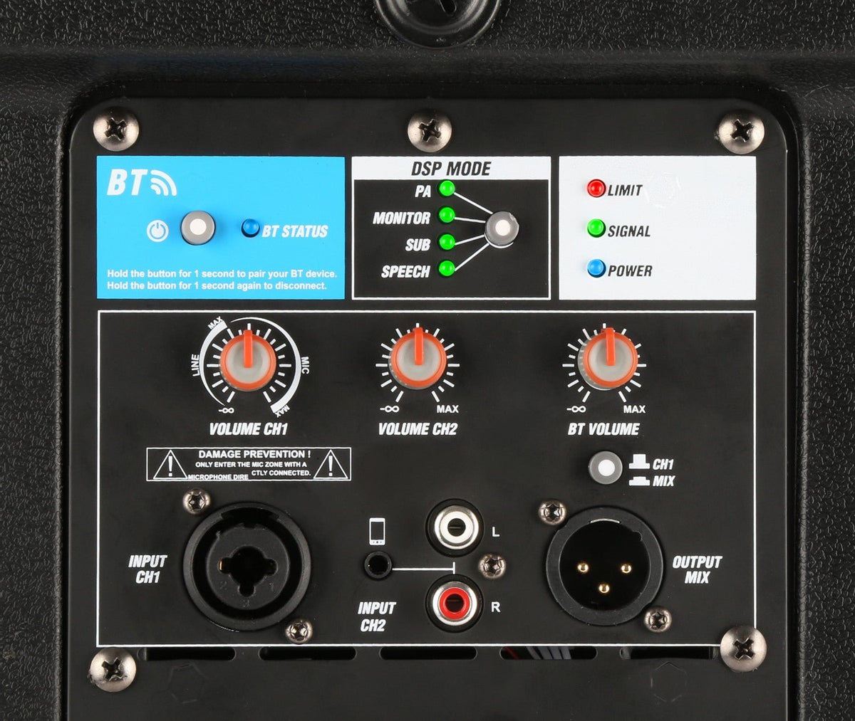 Power Dynamics PD410A - Bafle Activo BI - Amplificado 10" 800W - Tempo Shop