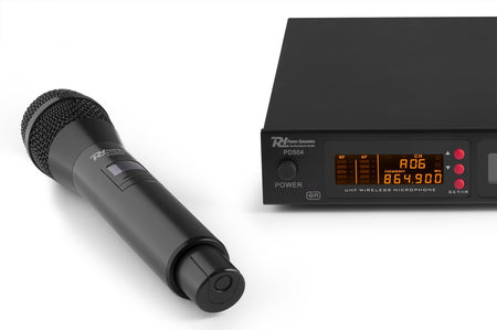 Power Dynamics PD504H - Micrófono inalámbrico de 4x 50 canales con 4 micrófonos de mano - Tempo Shop