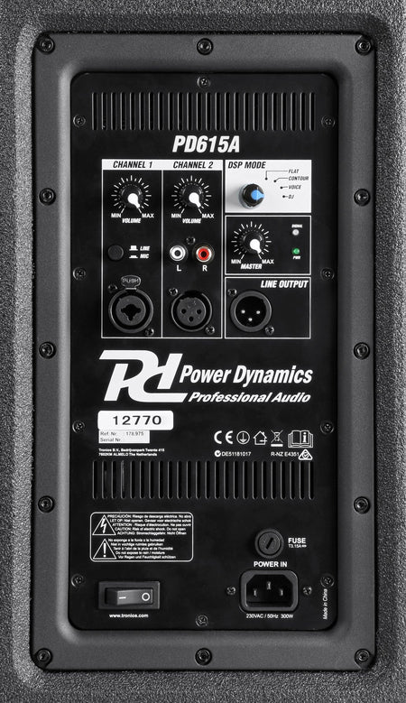 Power Dynamics PD615A - Bafle Activo 15'' - Tempo Shop