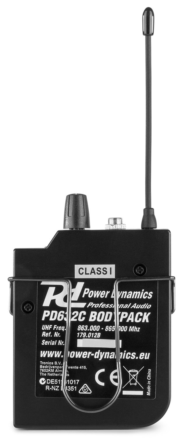 Power Dynamics PD632BP - Petaca transmisora para serie PD632 - Tempo Shop