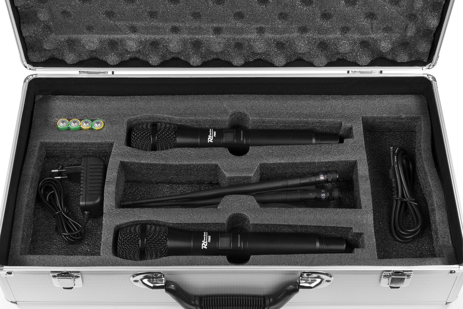 Power Dynamics PD632H - 2x 20 Canales Digital UHF Micro Inalámbrico con 2 micros - Tempo Shop