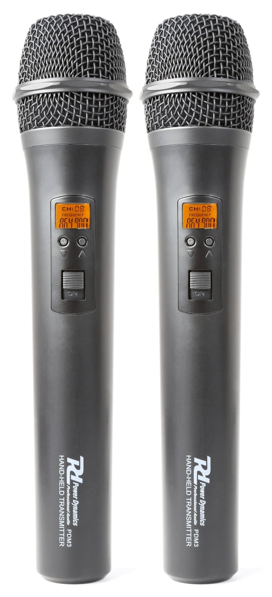 Power Dynamics PD782 - Micrófono Inalámbrico UHF 2x 8 Canales con 2 Micrófonos - Tempo Shop