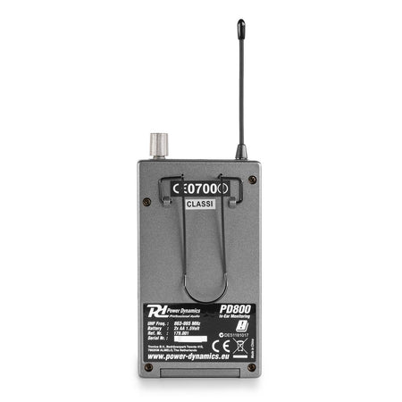 Power Dynamics PD800 - Sistema de monitor In Ear UHF - Tempo Shop