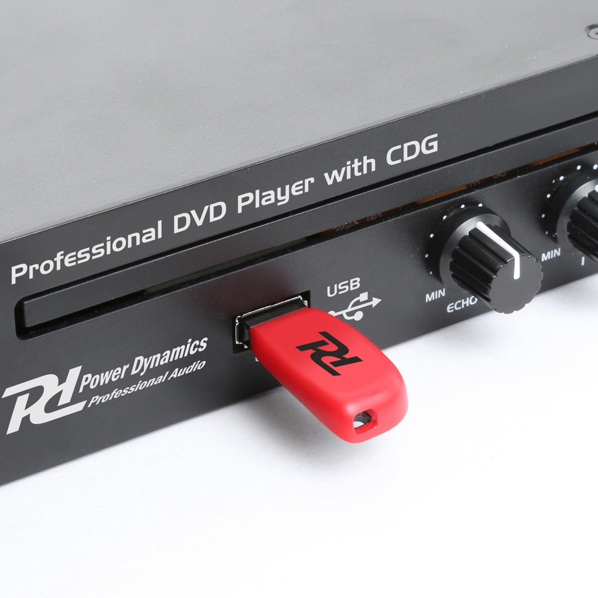 Power Dynamics PDC150 - Reproductor DVD de 19" con CD+G y USB - Tempo Shop