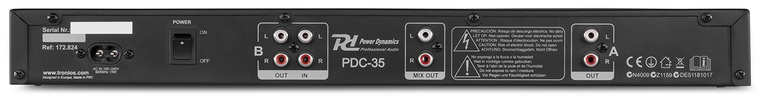 Power Dynamics PDC35 - Grabadora Digital CD/USB/SD - Tempo Shop