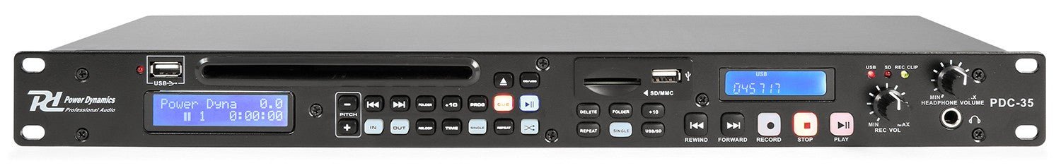 Power Dynamics PDC35 - Grabadora Digital CD/USB/SD - Tempo Shop