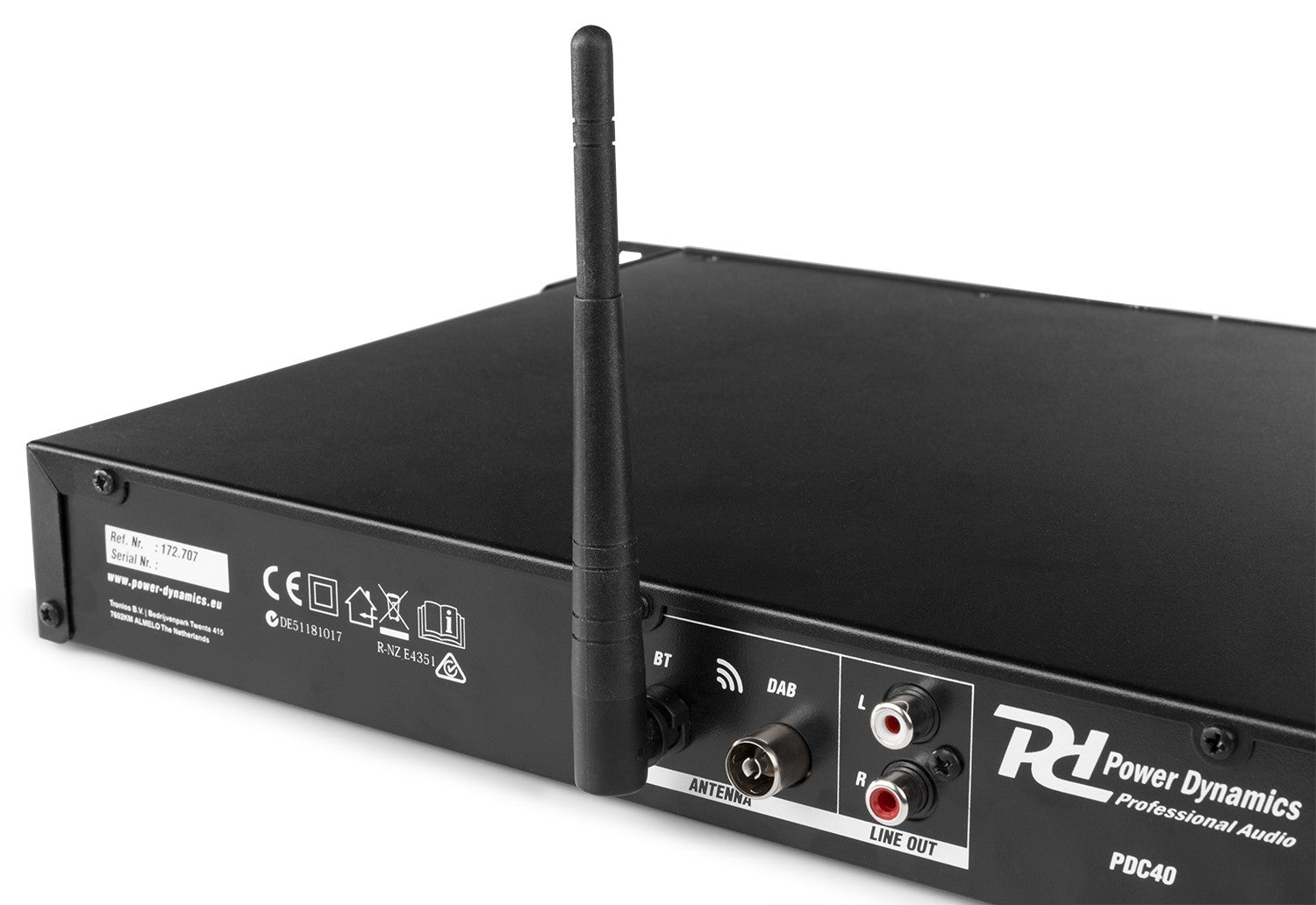 Power Dynamics PDC40 - Radio DAB+ sintonizador FM/USB/BT - Tempo Shop