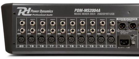 Power Dynamics PDM - S2004 - Mezclador 20 canales Doble uso - Tempo Shop