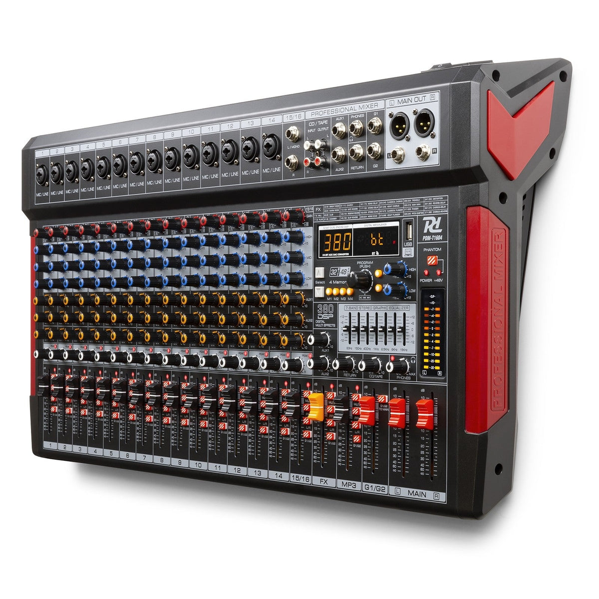 Power Dynamics PDM - T1604 - Mezclador de directo 16 canales DSP/MP3 - Tempo Shop