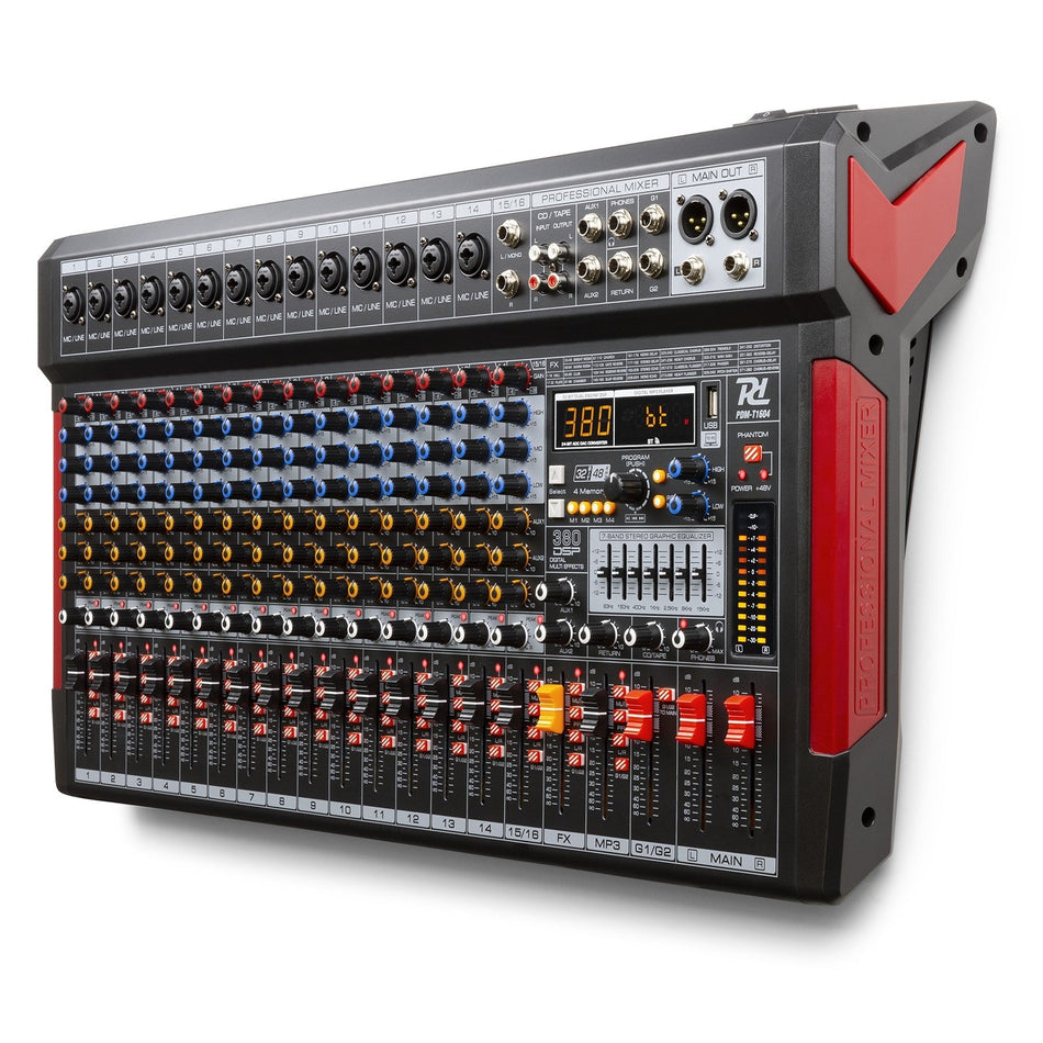 Power Dynamics PDM - T1604 - Mezclador de directo 16 canales DSP/MP3 - Tempo Shop