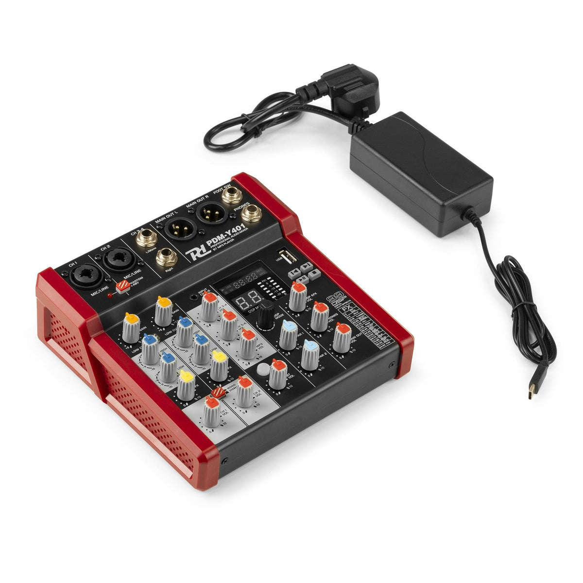 Power Dynamics PDM - Y401 - Mezclador de estudio 4 - Ch - Tempo Shop