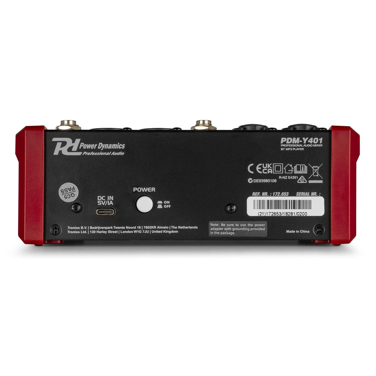 Power Dynamics PDM - Y401 - Mezclador de estudio 4 - Ch - Tempo Shop