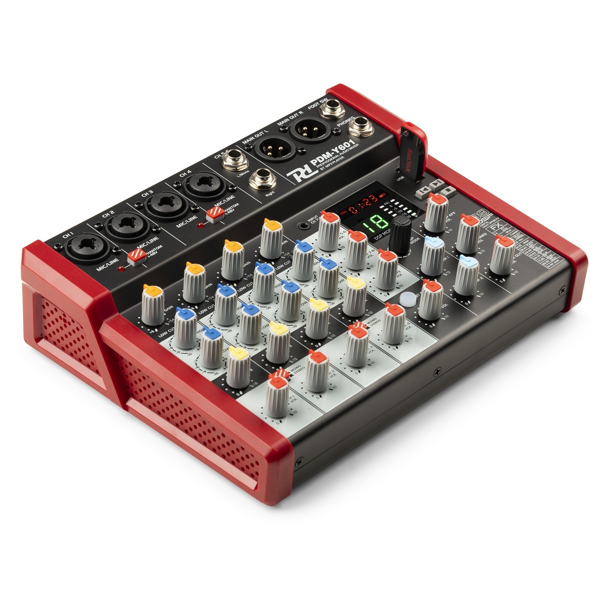 Power Dynamics PDM - Y601 - Mezclador de estudio 6 - Ch - Tempo Shop