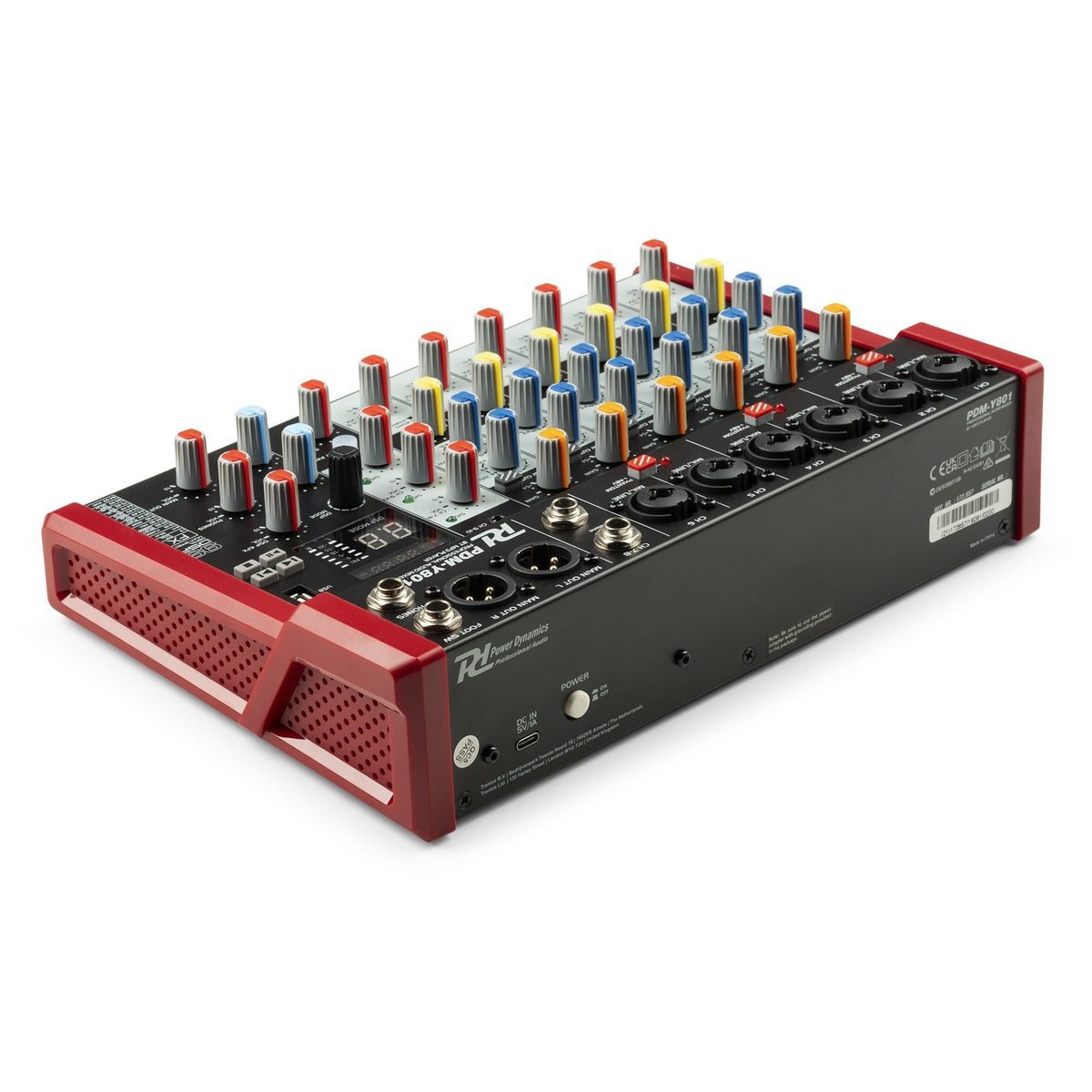 Power Dynamics PDM - Y801 - Mezclador de estudio 8 - Ch - Tempo Shop
