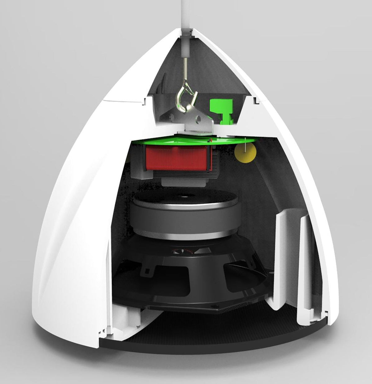 Power Dynamics PDS40B - Altavoz Colgante 100V 5.25” Negro - Tempo Shop