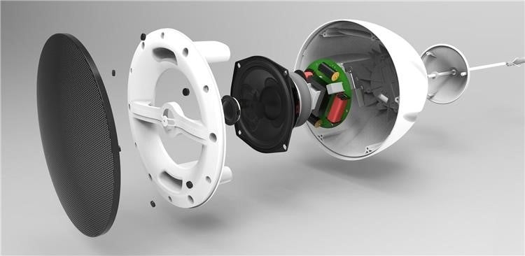 Power Dynamics PDS40B - Altavoz Colgante 100V 5.25” Negro - Tempo Shop