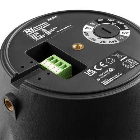 Power Dynamics PDS65B - Altavoz colgante 100V 6,5” Negro - Tempo Shop