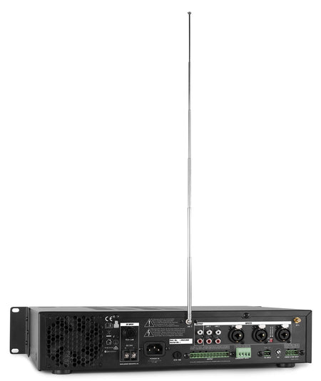 Power Dynamics PDV120MP3 - PA Mixer Amplifier 120W/100V 4 zones - Tempo Shop