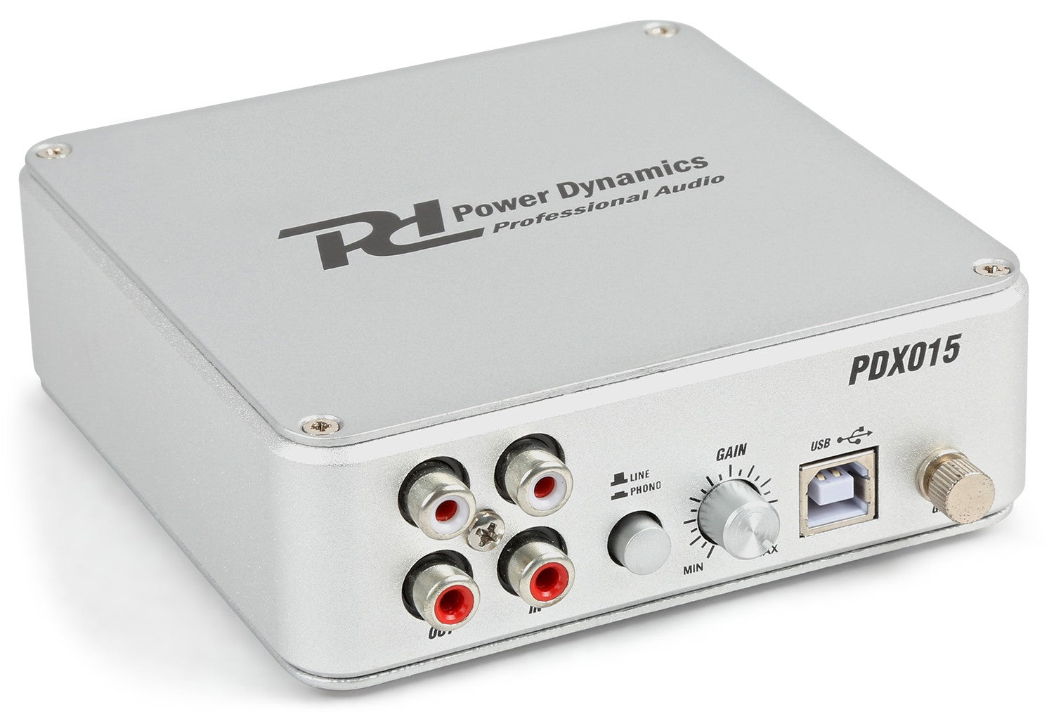 Power Dynamics PDX015 - USB Pre amplificador de Phono con Software - Tempo Shop