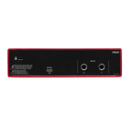 Power Dynamics PDX22 - USB Audio Interface Combi - Tempo Shop