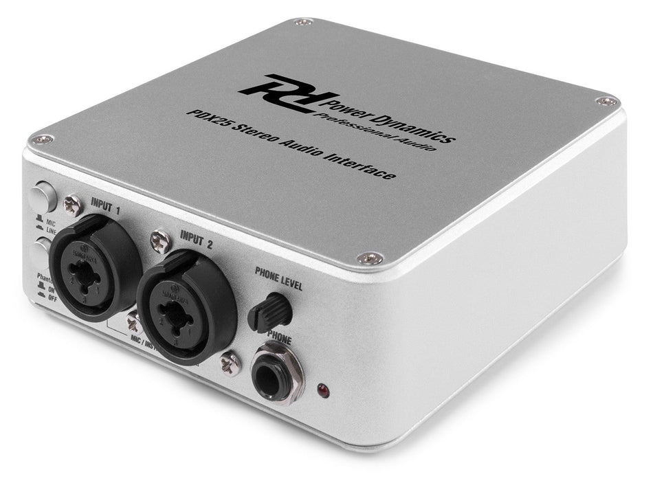 Power Dynamics PDX25 - Interface de audio USB 2Canales - Tempo Shop