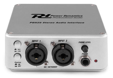 Power Dynamics PDX25 - Interface de audio USB 2Canales - Tempo Shop