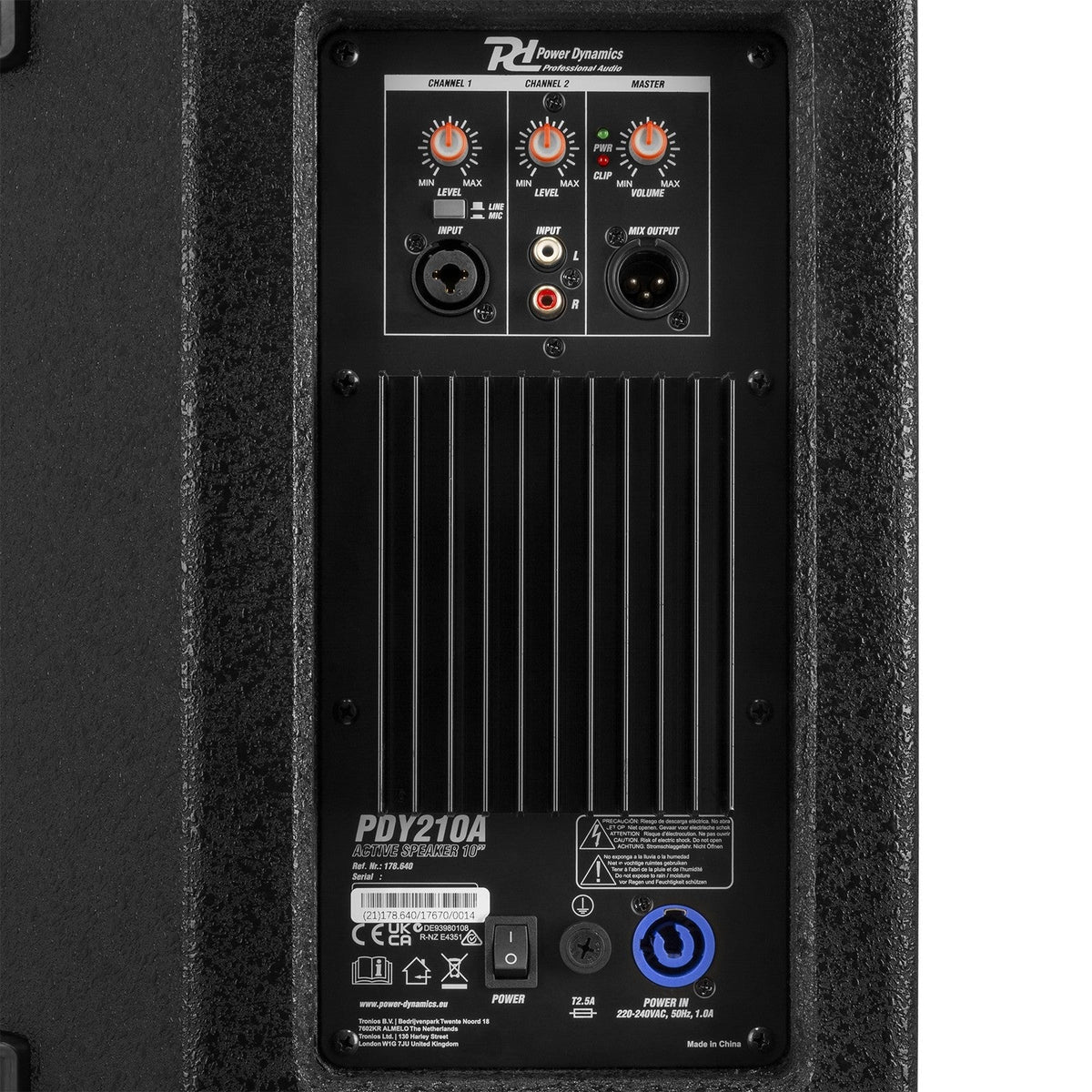 Power Dynamics PDY210A - Altavoz Activo 10” 400W - Tempo Shop
