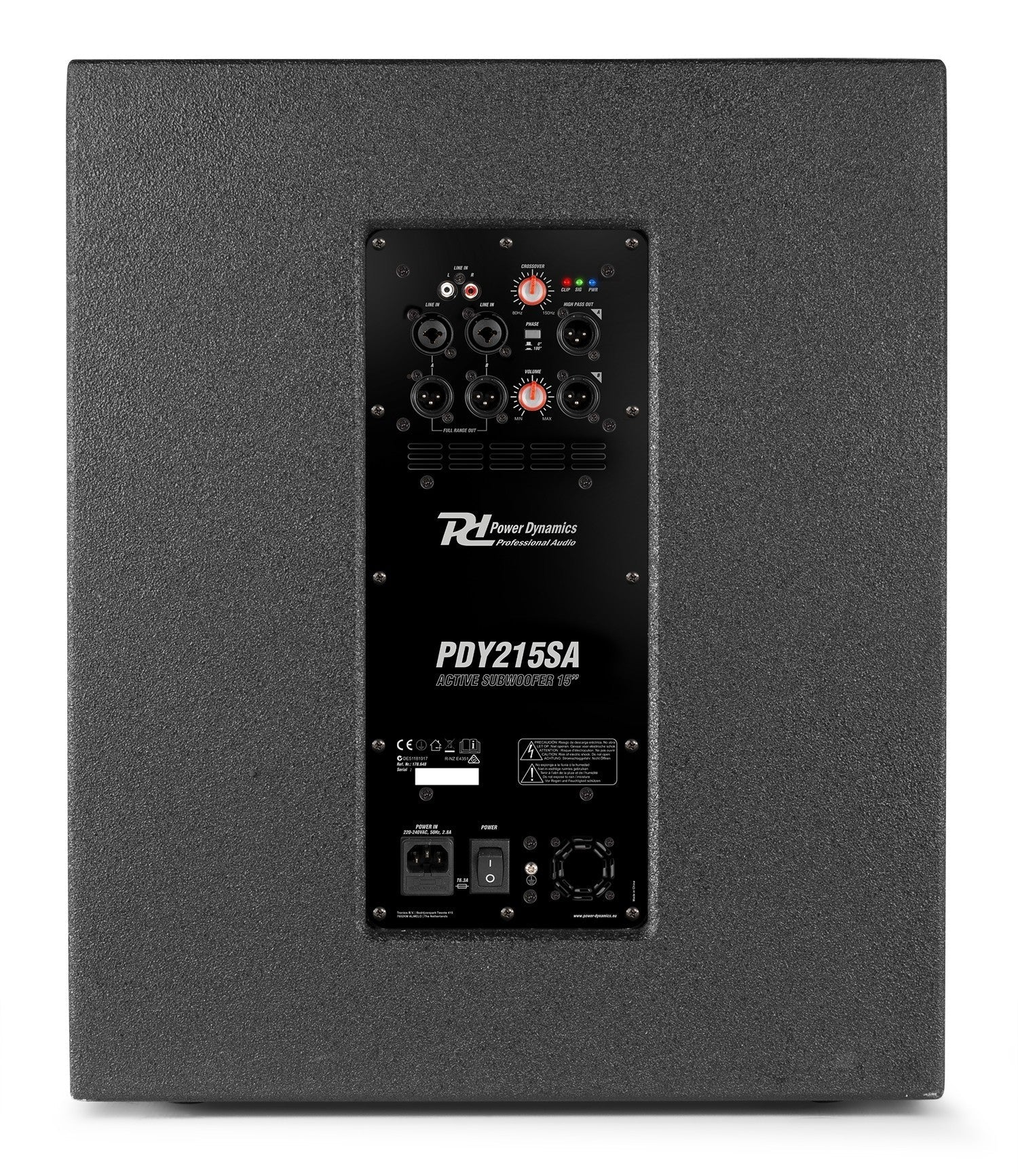 Power Dynamics PDY215SA - Subwoofer Activo 900W - Tempo Shop