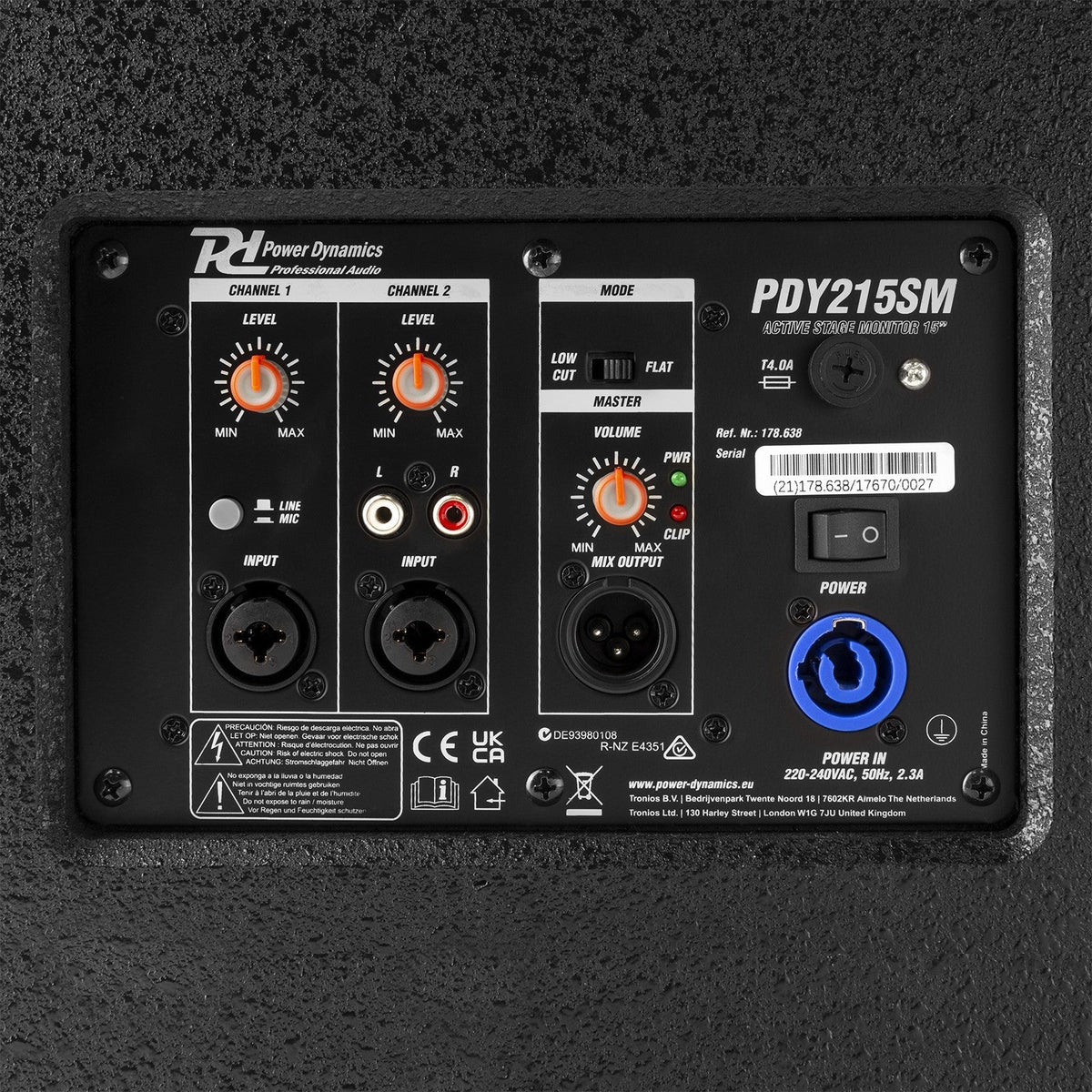 Power Dynamics PDY215SM - Altavoz monitor activo 15" - Tempo Shop