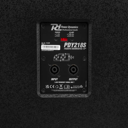 Power Dynamics PDY218S - Subwoofer Pasivo 18” 1000W - Tempo Shop