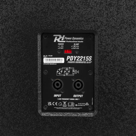 Power Dynamics PDY2215S - Subwoofer Pasivo 2x 15” 1800W - Tempo Shop