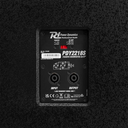 Power Dynamics PDY2218S - Subwoofer Pasivo 2x 18” 2000W - Tempo Shop