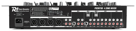 Power Dynamics PDZM700 - Mezclador instalación de 6 canales USB 4 zonas - Tempo Shop