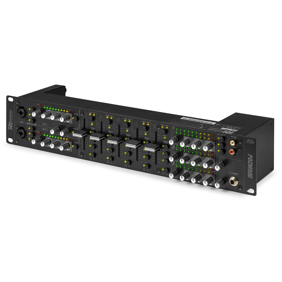 Power Dynamics PDZM800 - Mezclador de instalación de 7Ch con 3 zonas - Tempo Shop