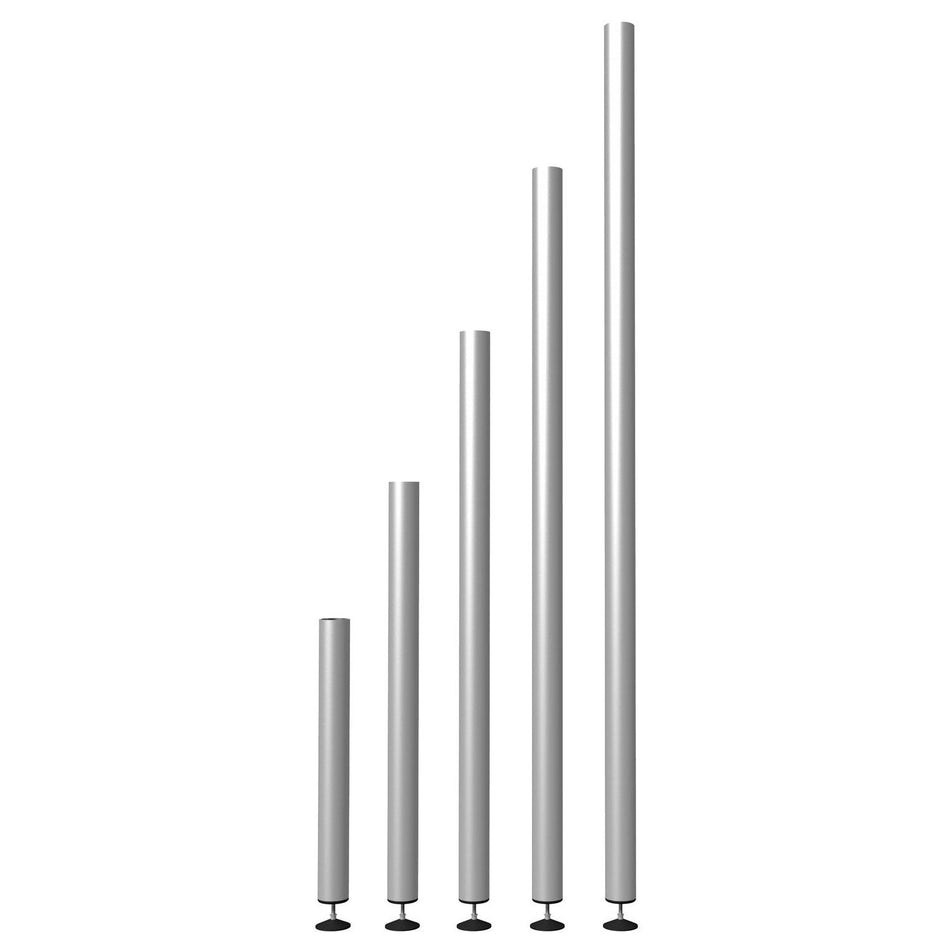 Power Dynamics 750RAL - Pata redonda ajustable para tarimas 90cm (conjunto de 4) - Tempo Shop