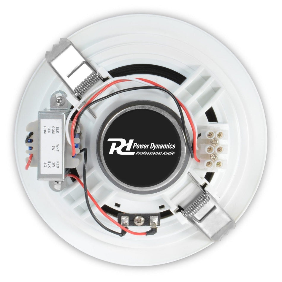Power Dynamics 952.530 - Altavoz de techo 100V 5" Basic Blanco - Tempo Shop
