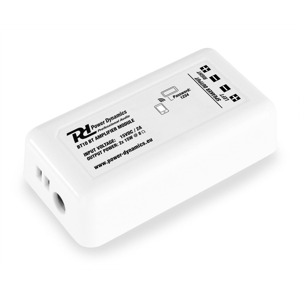 Power Dynamics BT10 - Amplificador compacto estéreo BT - Tempo Shop