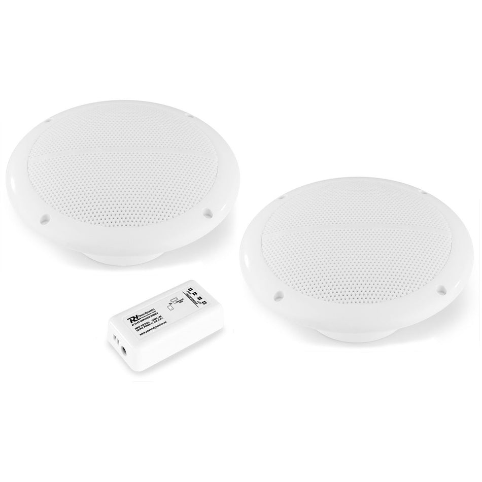 Power Dynamics BT10SET - Amplificador estéreo compacto BT con altavoces de techo 5" - Tempo Shop